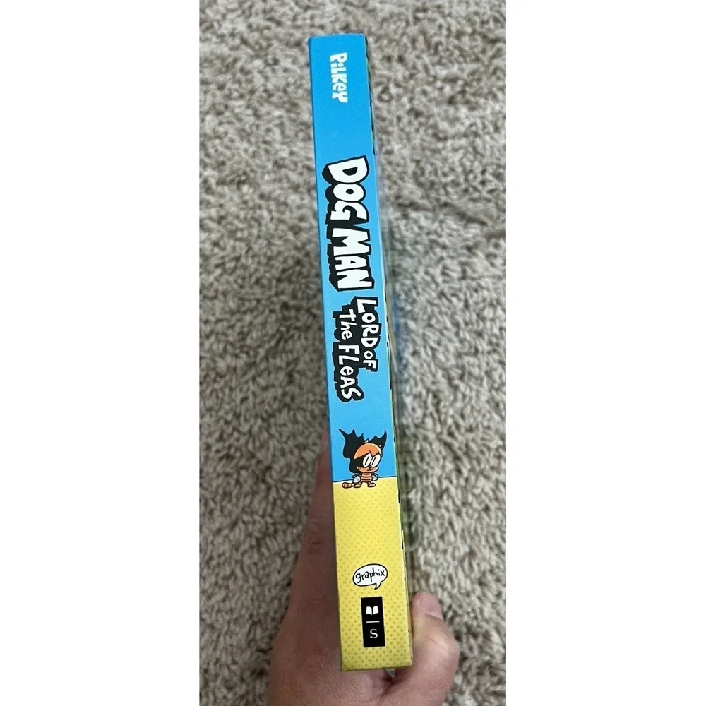 Dog Man: Lord of the Fleas: a Graphic Novel #5: By Dav Pilkey (2021, Hardcover)